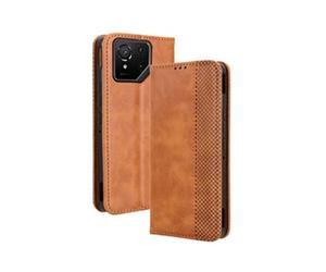 Compatible Etui Pour Asus ROG 9 PRO De Téléphone Haute Qualité Unique Fonction Baillou Incision Précise FOXDOCK Marron