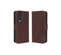 Compatible Etui Pour FOXDOCK Honor 80 GT Unique Fonction Baillou Incision Précise Haute Qualité Marron