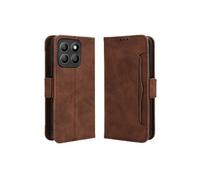 Compatible Etui Pour FOXDOCK Honor X8C 4G Haute Qualité Incision Précise Fonction Baillou Unique Marron