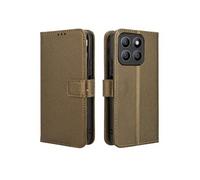 Compatible Etui Pour Honor X8C 4G Haute Qualité Unique Fonction Baillou Incision Précise FOXDOCK Marron