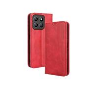 Compatible Etui Pour Honor X8C 4G Incision Précise Unique Haute Qualité Fonction Baillou FOXDOCK Rouge