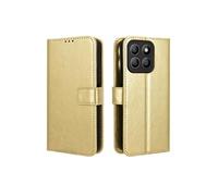 Compatible Etui Pour Honor X8C 4G Unique Incision Précise Fonction Baillou Haute Qualité FOXDOCK Doré