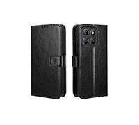 Compatible Etui Pour Honor X8C 4G Unique Incision Précise Fonction Baillou Haute Qualité FOXDOCK Noir