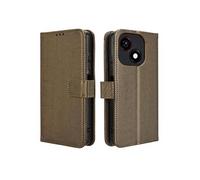 Compatible Etui Pour ZTE Blade A35e Fonction Baillou Haute Qualité Unique Incision Précise Marron
