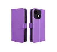 Compatible Etui Pour ZTE Blade A35e Fonction Baillou Haute Qualité Unique Incision Précise Violet