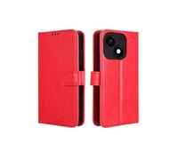 Compatible Etui Pour ZTE Blade A35e Fonction Baillou Unique Haute Qualité Incision Précise Rouge