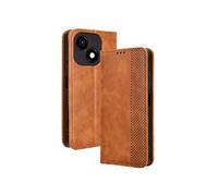 Compatible Etui Pour ZTE Blade A35e Unique Fonction Baillou Incision Précise Haute Qualité Marron