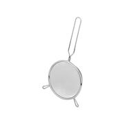 Compatible for 2 pièces en acier inoxydable filtre à farine écran cuillère de cuisson Double oreille Snack frites outils cuisine(12cm)