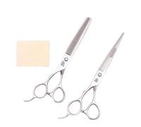 Compatible for 5. ''6 7'' Ciseaux à Cheveux Main Gauche Coiffure de barbier Amincissants Coiffeur 8001#(8000 Yin D 7.0N)
