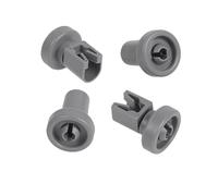 Compatible for Aeg, Compatible for Electrolux 4 pièces panier supérieur for lave-vaisselle roues supérieures