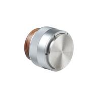 Compatible For BINCOO, Coffee Tamper 51/58MM 304 Stainless Steel Coffee Distributor Coffee Powder Press Type Hammer Italian Coffee Accessories.(Grey 58mm)