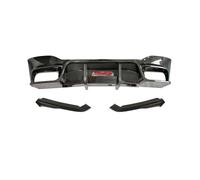 Compatible for BMW M5 F90 Pare-chocs avant en fibre de carbone sèche Lèvre arrière Spoiler Diffuseur Jupe latérale Candards Kits de carrosserie Garniture Accessoires de voiture WK 2(Rear Lip)