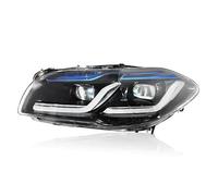 Compatible for BMW série 5 F10 F18 phare 2010-2017 phares complets Drl lentille de projecteur accessoires automobiles 2 pièces(2PCS 14-17,Halogen,No AFS)