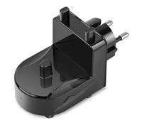 Compatible for Braun, chargeur de brosse à dents électrique, compatible for Oral-B 3757, mur de station de chargement par induction for brosse à dents électrique, étanche(EU black)