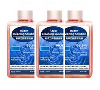 Compatible For Braun Séries 3/5/7/8/9 CCR2 CCR4 Cartouche De Nettoyage De Rasoir Recharge De Liquide, 300 Ml Solution De Nettoyage Pour Rasoir(3 pcs)
