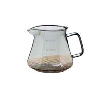Compatible for cafetière en verre, tasse filtrante for brassage manuel, nuage froid, ensemble d'entonnoir for jardin(400ml octagonal pot without lid)