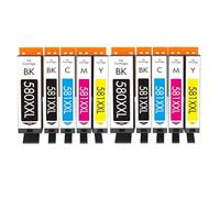 Compatible for Canon PGI-580 XL CLI-581 XXL Cartouche d'encre de Remplacement for imprimante PIXMA TS8250 TR8550(10Pcs-2SET)