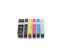 Compatible for Canon PIXMA iP4850 MG5150 MG5250 imprimante PGI-525 CLI-526 Jeu de Cartouches d'encre(2BK1PB1CMY)