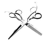 Compatible for Couper Les Ciseaux Amincissants de 6 Pouces/6.5/7 Pouces/7.5 Pouces, Coiffure et barbier, à Cheveux tranchants(Yellow)