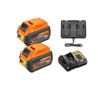 Compatible for Dewalt, DCB609 60 V MAX Flexvolt Batterie 9000 mAh Batterie compatible DCB547-XJ DCB606 DCB200 DCB182 DCB204 Batterie for outils électriques(9.0ahx4-6ACharger)