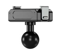 compatible for DJI Action 6 Osmo Nano Camera Quick Release Magnetic Base Mount Dual Claw Buckle 17mm Ball Tripod Adapter
