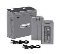 Compatible for DJI Mini 4K / Mini 2 / Mini SE/Mini 2 SE， Drone Battery & Two Way USB Charging Hub 7.7V 2400mAh Intelligent Flight Battery(2 Batt and 1 Hub)