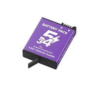 Compatible for DJI Osmo Action 4/3 5 Pro 6 et 360 Series, Batterie 2250 mAh avec Chargeur LCD(1PC Battery)