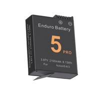 Compatible for DJI Osmo Action 5 Pro, Batterie 2100 mAh 3,87 V avec boîte de Rangement de Charge à Double Emplacement(1Pcs Battery)