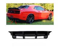 Compatible for Dodge Challenger GT SXT 2015 2016 2017-2023 Plus for Pare-Chocs arrière Diffuseur Splitter Splitter Aigeurs de Bec-aileron Accessoires(Glossy Black)