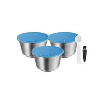 Compatible For Dolce Gusto, Compatible For Nescafé, Dosettes De Café Rechargeables En Capsules De Café Réutilisables En Acier Inoxydable(3pcs)