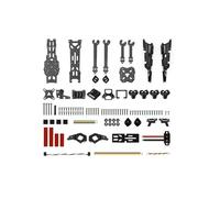 Compatible for DoMain 3.6 & 4.2 FPV Drone Frame Spare Parts, GEP-DoMain Freestyle Quadcopter Repair Replacement(B)