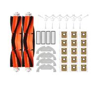 Compatible for Dream Bot D10 Plus RLS3D sac d'aspirateur Robot sac sale pièces de rechange sac de collecte de poussière, brosse à rouleau, vadrouille filtrante (Color : K)