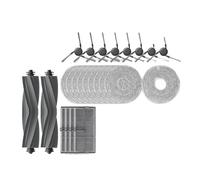 Compatible for Dreame, Compatible for MOVA,E50 Ultra / E50 Pro Ultra, Accessoires for Aspirateur Robot, Brosse Latérale Principale, Filtre En Tissu, Pièces De Sac À Poussière(Set d)