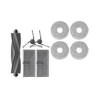 Compatible for Dreame, Compatible for MOVA,E50 Ultra / E50 Pro Ultra, Accessoires for Aspirateur Robot, Brosse Latérale Principale, Filtre En Tissu, Pièces De Sac À Poussière(Set A)