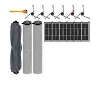 Compatible For DREAME, Compatible For MOVA, S70Roller / S70Ultra Roller / S70Pro, Compatible For Trouver, S70Pro Roller Tricut Side Brush Filter Mop Cloth Bag(SET N)