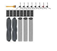 Compatible For DREAME, Compatible For MOVA, S70Roller / S70Ultra Roller / S70Pro, Compatible For Trouver, S70Pro Roller Tricut Side Brush Filter Mop Cloth Bag(SET O)