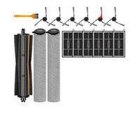 Compatible For DREAME, Compatible For MOVA, S70Roller / S70Ultra Roller / S70Pro, Compatible For Trouver, S70Pro Roller Tricut Side Brush Filter Mop Cloth Bag(SET A)