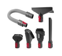 Compatible for Dyson, jeu de têtes de brosse, brosse de dépoussiérage, brosse d'aspiration d'espace, pièces de rechange de tuyau d'extension for V7 V8 V10 V11 V15(6pc)