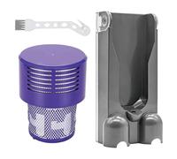 , Compatible For Dyson, Station D'accueil Et Filtre For Aspirateurs V10 SV12, Accessoires Muraux, Support De Chargeur, Remplacement De Cintre(2PCS SET A)