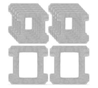 Compatible for Ecovacs, Compatible for Winbot, W1 Pro / W2 Omni Remplacement De Chiffon De Vadrouille En Microfibre, Tampon De Remplacement for Robot De Nettoyage De Vitres(12 PCS)