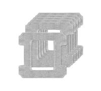 Compatible for Ecovacs, Compatible for Winbot, W1 Pro / W2 Omni Remplacement De Chiffon De Vadrouille En Microfibre, Tampon De Remplacement for Robot De Nettoyage De Vitres(6 PCS)