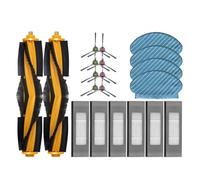 Compatible For Ecovacs Debot OZMO T5/920/950, Brosse Latérale Principale Réservoir D'eau Roulette Filtre Vadrouille Aspirateur Pièces De Rechange Remplacer(Set 2)