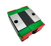 Compatible for EGH25SA, guide linéaire | Bloc à bride standard à profil bas de type boule, largeur de rail de 25 mm, graisse pré-appliquée