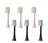 Compatible For Electric Toothbrush Heads, 6 Or 12 Pack Soft Bristles For Gentle Cleaning(SHUSHI-PK3BK3)