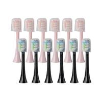 Compatible For Electric Toothbrush Heads, 6 Or 12 Pack Soft Bristles For Gentle Cleaning(SHUSHI-PK6BK6)
