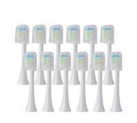 Compatible For Electric Toothbrush Heads, 6 Or 12 Pack Soft Bristles For Gentle Cleaning(SHUSHI-WH-12PCS)