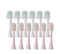 Compatible For Electric Toothbrush Heads, 6 Or 12 Pack Soft Bristles For Gentle Cleaning(SHUSHI-WH6PK6)