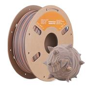 Compatible for ERYONE PLA Hyper Speed Matte Rock Rainbow Color Filament Premium impression 3D, Max 500 mm/s, 1 kg/bobine(Totem Carving)