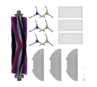 Compatible for Eureka, E10s/Compatible for Obode, A8/ETA AURUM Pro 624 Robot Aspirateur Brosse Latérale Principale Filtre Vadrouille Tissu Pièces Kit