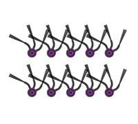 Compatible for Eureka, E20 EvoPlus Jeu De Brosses Latérales De Remplacement Bord Robot Rouleau Détachable(10pcs)
